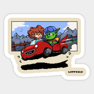 Piccolo's driving lesson! Sticker